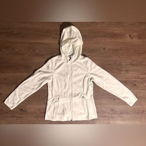 Sleeve Hooded Full-Zip Polar Fleece Jacket